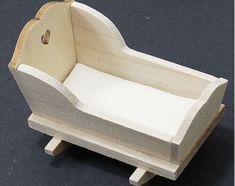 unfinished doll cradle