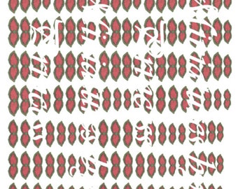 Foglie di Caladium in miniatura per casa delle bambole - Giardino - Pianta - Download - Stampabile - Scala 1:12