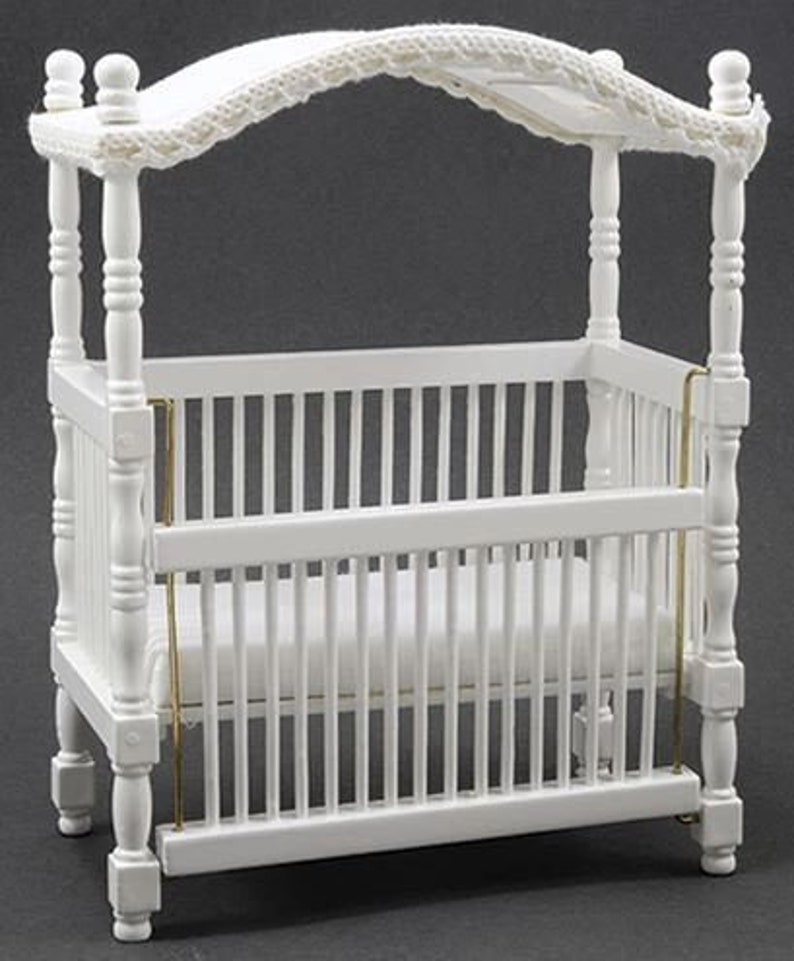 dolls crib with canopy