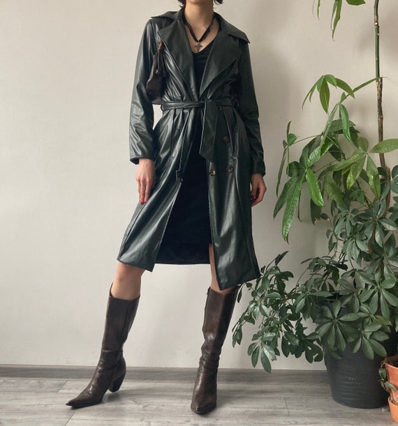 00s archive fake Leather jacket BLK 【公式通販】