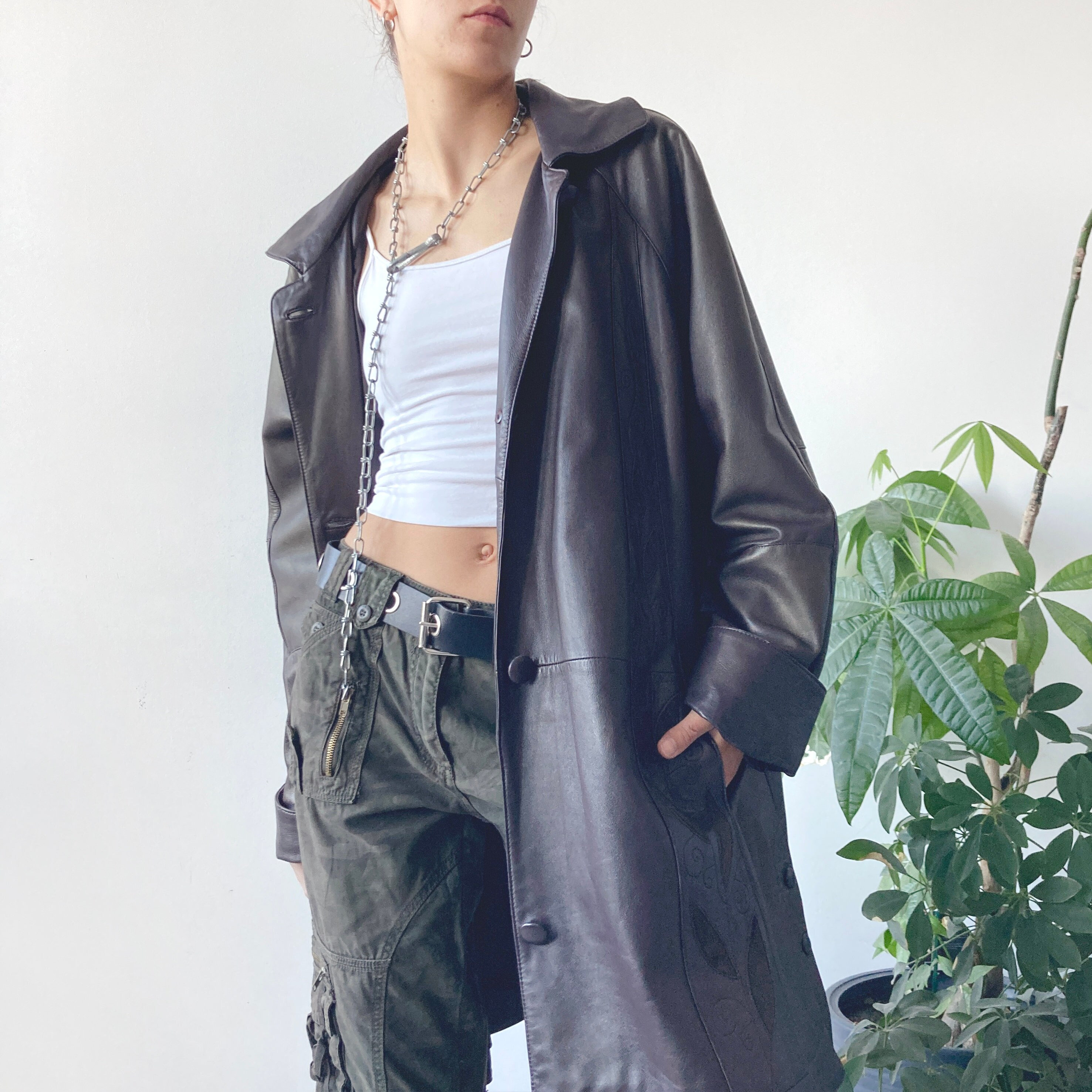 ジャケット・アウター 00s archive leather jacket fairygrunge 00s archive leather jacket fairygrunge