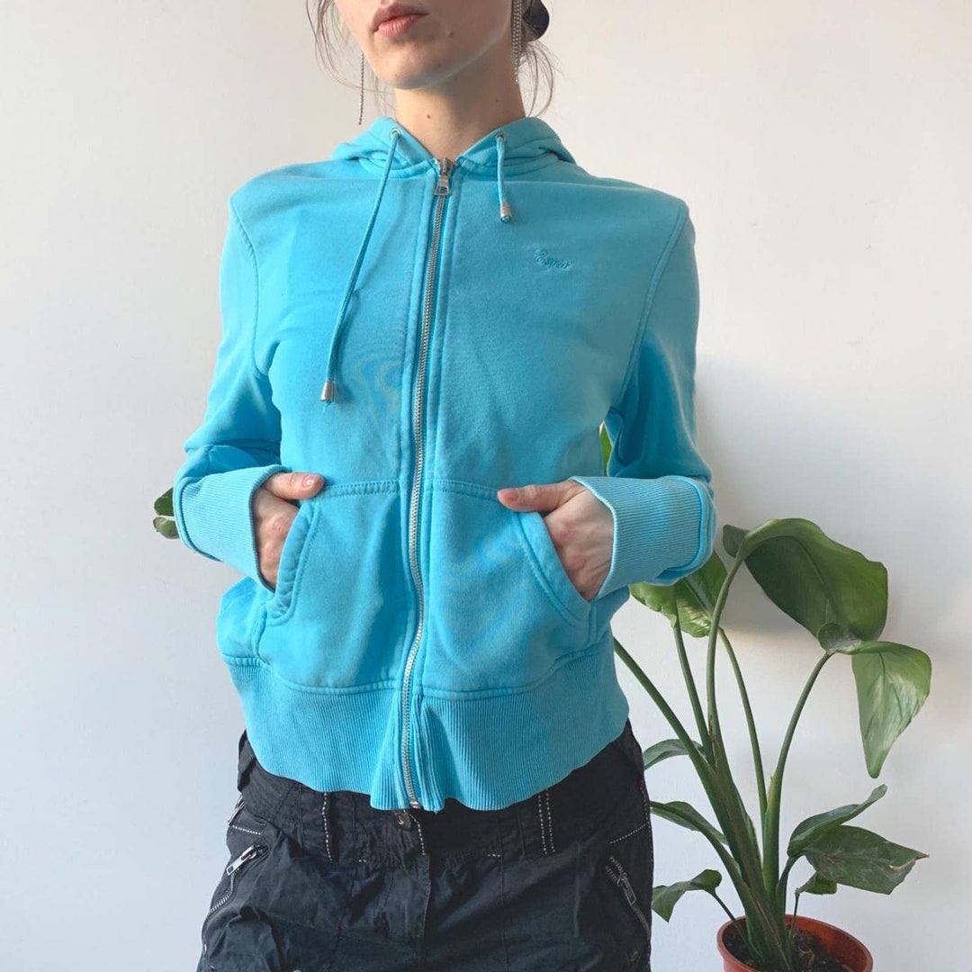 Top Cyber Y2K Vintage Esprit - Taille L, Coton, Occasion Très Bon état