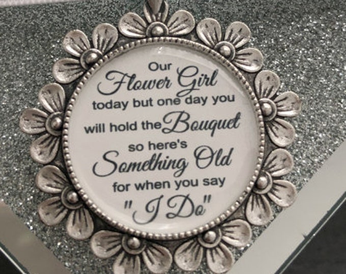 Wedding charms something old. today you are the bridesmaid flower girl. bridal party gifts. thank you. i do. bride