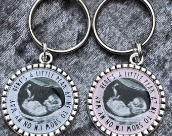 baby scan keyring