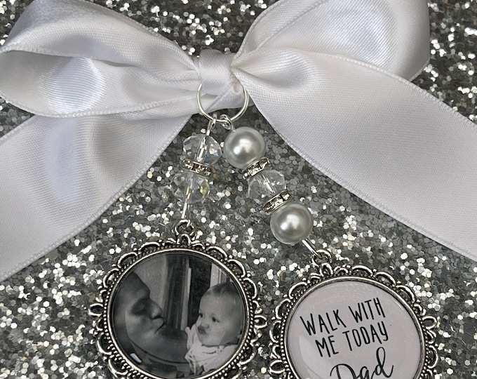 Photo memory charm wedding bouquet charm as seen in ok magazine bridal bouquet custom photo jewellery walk with me today wedding