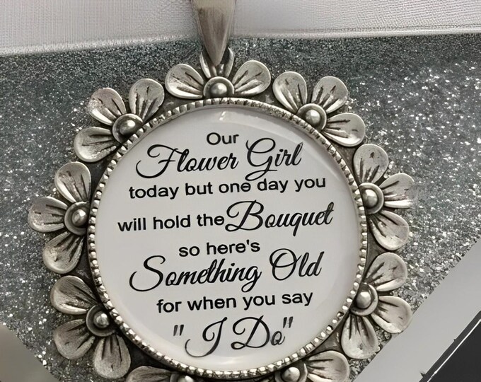 OFFER 3 wedding charms for 10 pounds **OFFER** something old today you are the bridesmaid flower girl. bridal party gifts. thank you