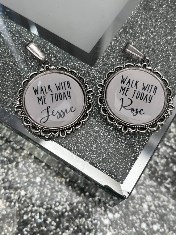 Bridal Shoe Clips/Bridal Shoe Charms/ Memory/Memorial Charm/Heaven Charm/Walk With Me Today/Custom//Something Blue bouquet charm