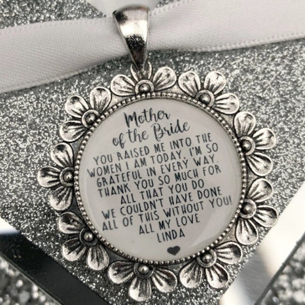 mother of the bride,groom personalised keepsake charm gift wedding keepsake,thank you,couldn't say i do without you,mom,mum,mam,dad,father