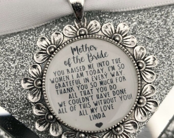 mother of the bride,groom personalised keepsake charm gift wedding keepsake,thank you,couldn't say i do without you,mom,mum,mam,dad,father