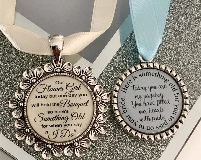 Bridesmaid,flower girl,maid of honour,pageboy,usher gift bouquet charm,today keepsake,thank you locket.one day you will hold the bouquet