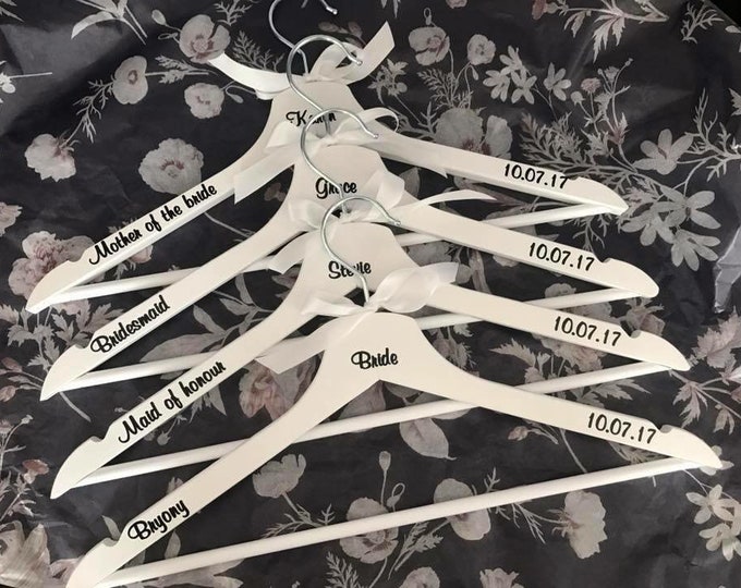 DIY Vinyl for wedding hangers, make your own, vinyl transfers, vinyl decals, vinyl decal only, personalised hangers