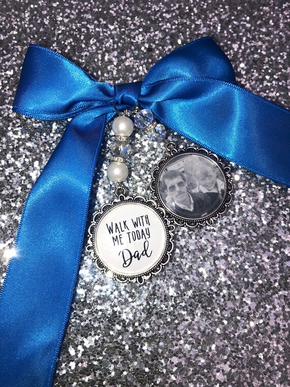 Personalised Memorial Photo Charm, Wedding Bouquet Memento