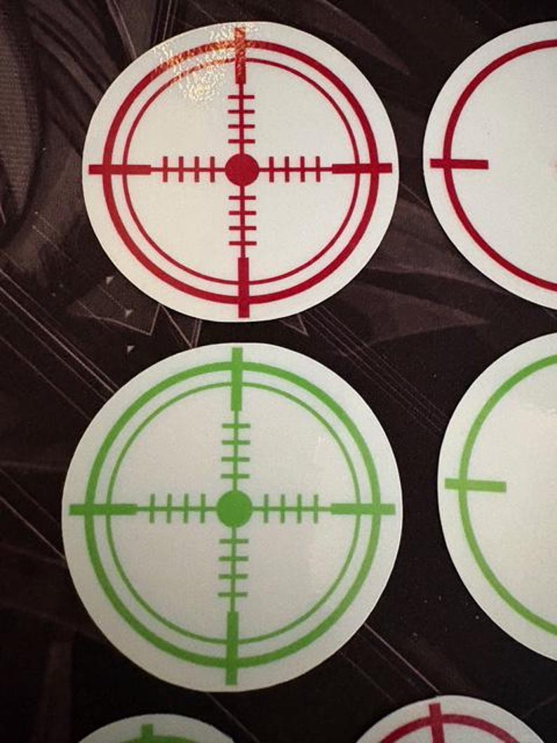 Quick Scope Crosshair Decals for Gaming Monitor or TV – FPS Pro Aim ...
