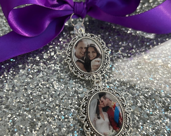 William & Kate Katherine Royal Order/2 Oval Charms/Princess of Wales/Diana/Irish Guards/Royal Family/HRH/Duchess of Cambridge/Duke Cornwall