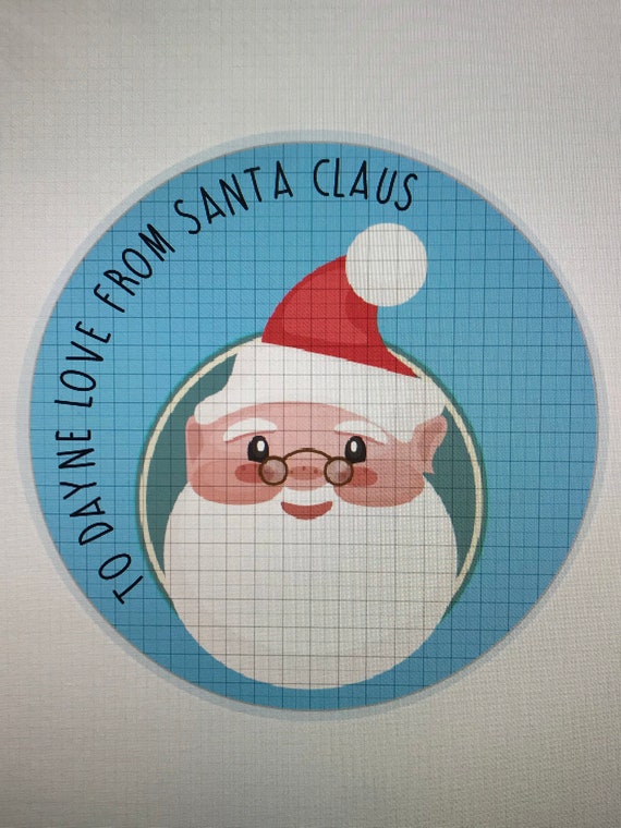 Christmas Present Name Tag Stickers/Personalised With Any Name/Xmas Labels/Children Gift Stickers