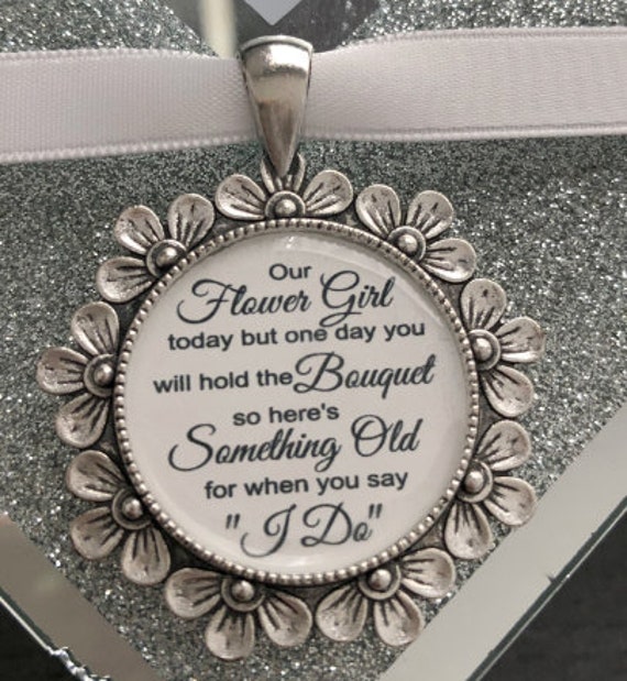 Wedding charms something old. today you are the bridesmaid flower girl. bridal party gifts. thank you. i do. bride