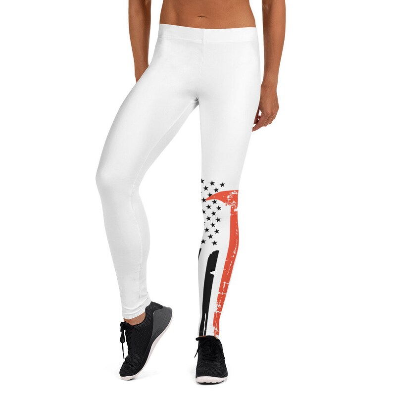 thin red line leggings