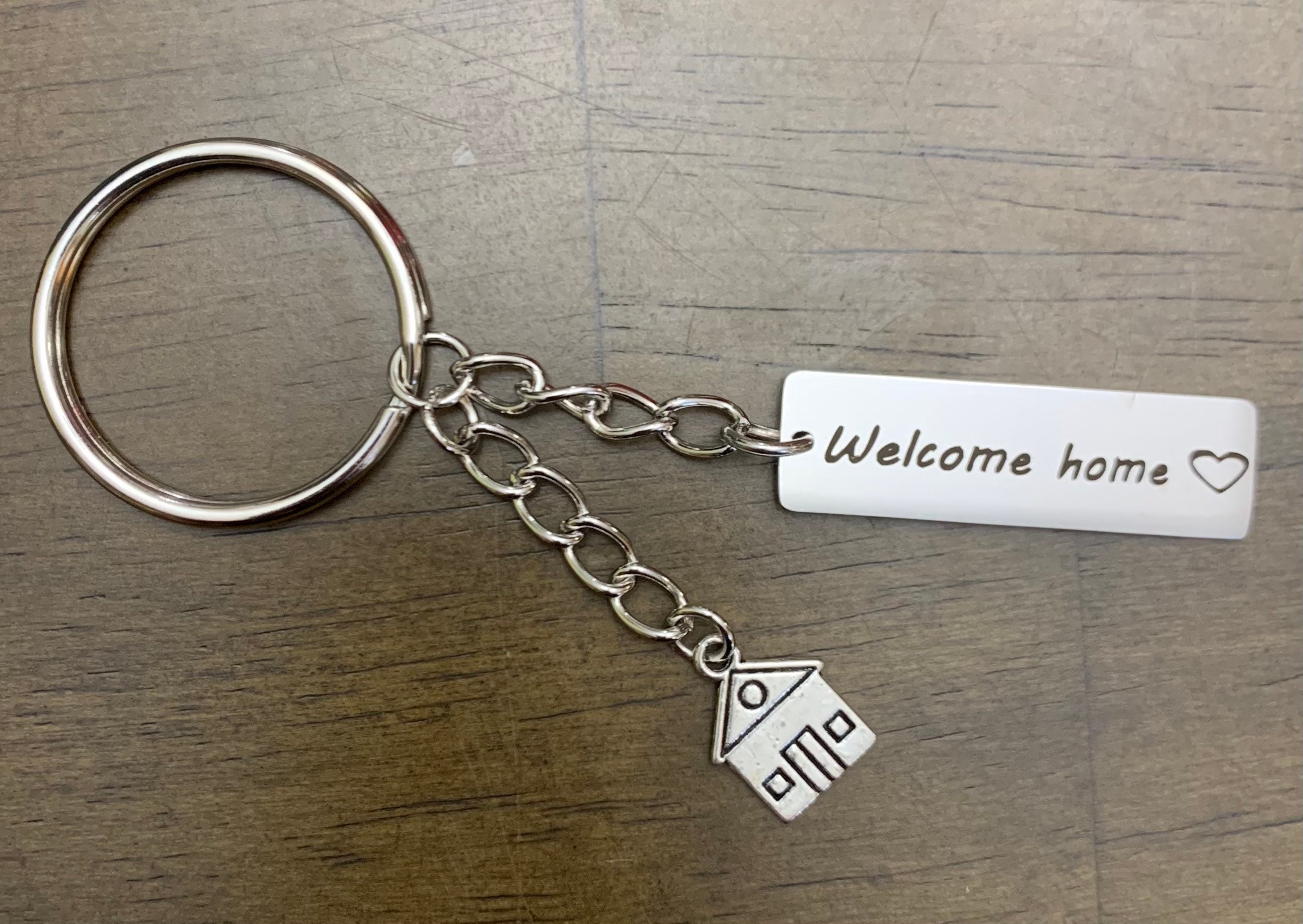 Home Real Estate Key Chain / Key Fob for New Etsy