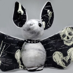 Large Bat Plush Stuffed Animal BeeZeeArt 'Skelly' 16in | Etsy