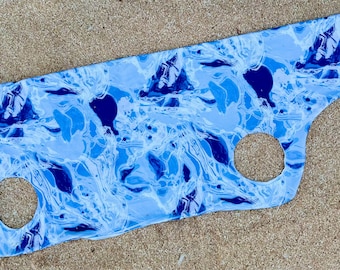 Classic Fit Blue Marble Lamb Tube