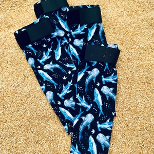 Shark Print Lamb Leg Tubes
