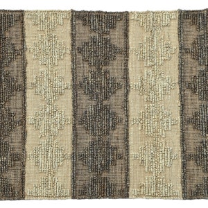 Handmade Jute Area Rug: Indian Dhurrie, Eco Friendly