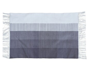 Handmade Cotton Dhurrie Rug: Brown Reversible Accent Mat (2x3 ft)