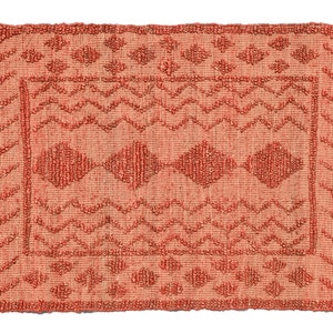 Handmade Red Jute Area Rug: Eco-Friendly Dhurrie Rug