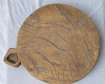 Handmade Rustic Wood Riser, Organic Wooden Tray, Natural Home Decor Stand