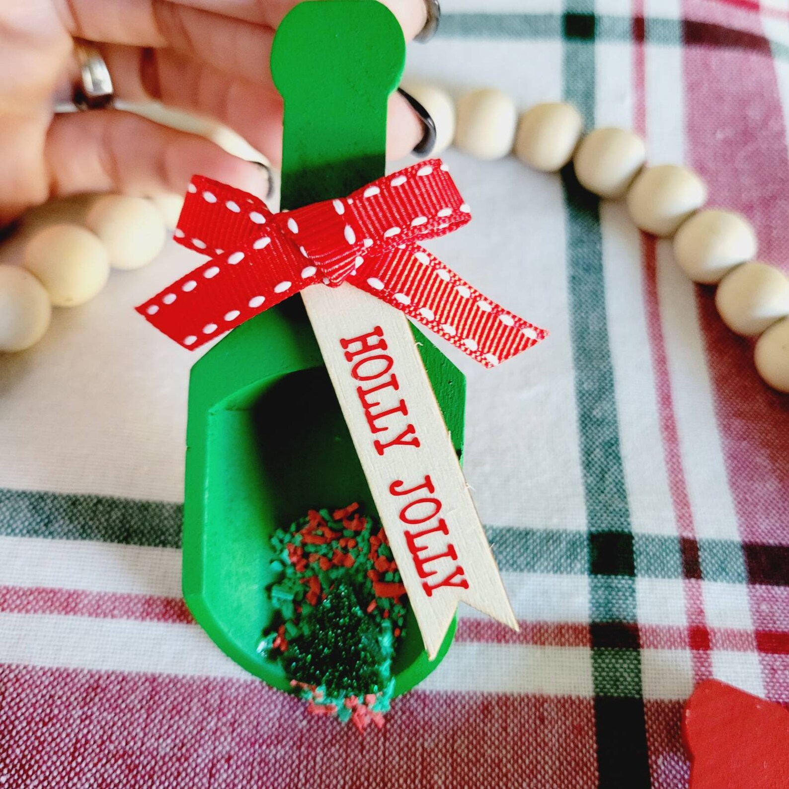 Mini Christmas Scoops Christmas Tiered Tray Decor Etsy