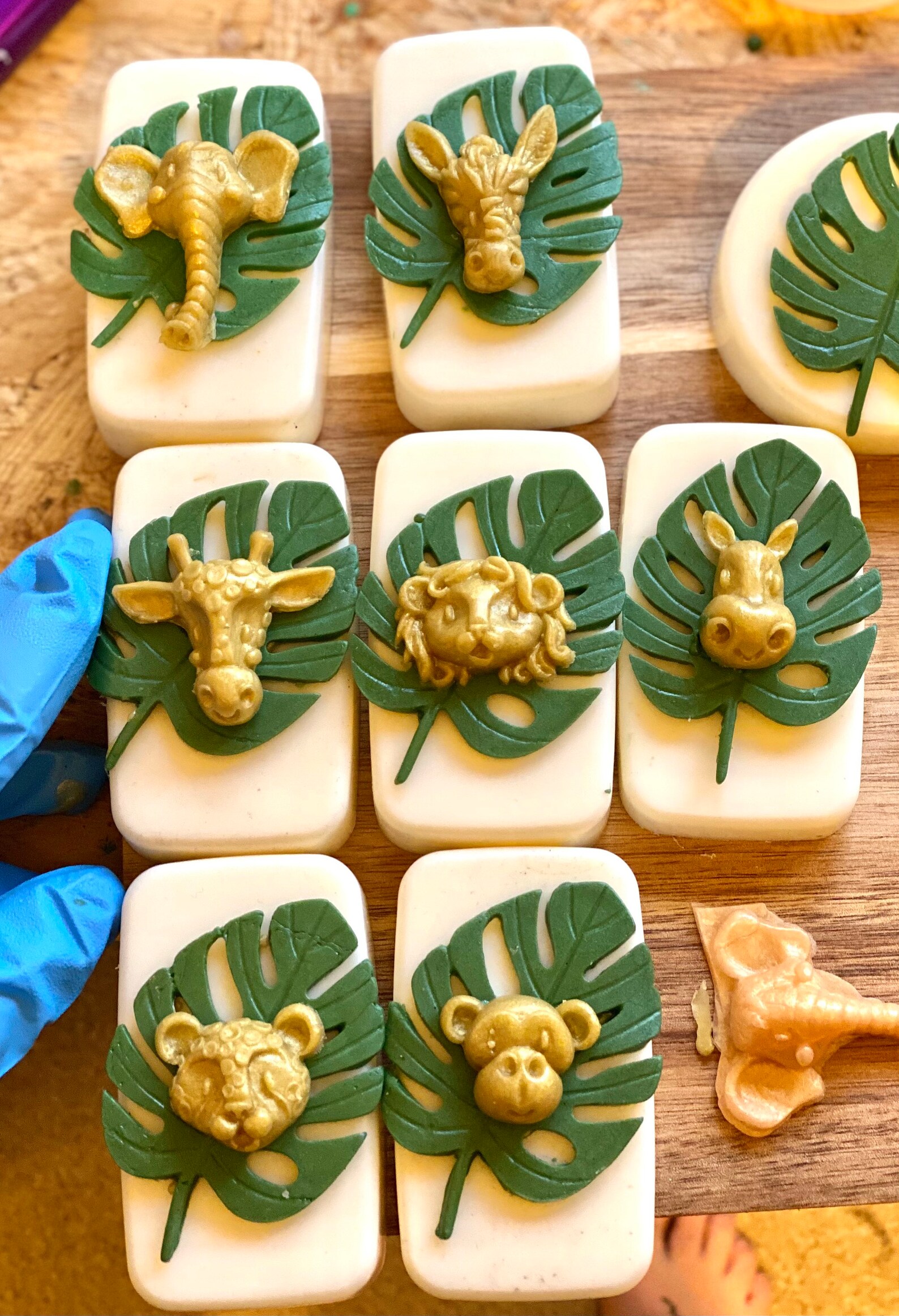 Safari Jungle Themed Soaps Baby Shower Favors Etsy
