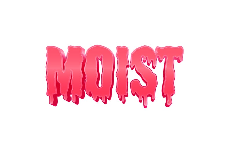 Moist Sticker Waterproof Vinyl Decal for Water Bottles Laptops and More Hydrate in Style Etsy