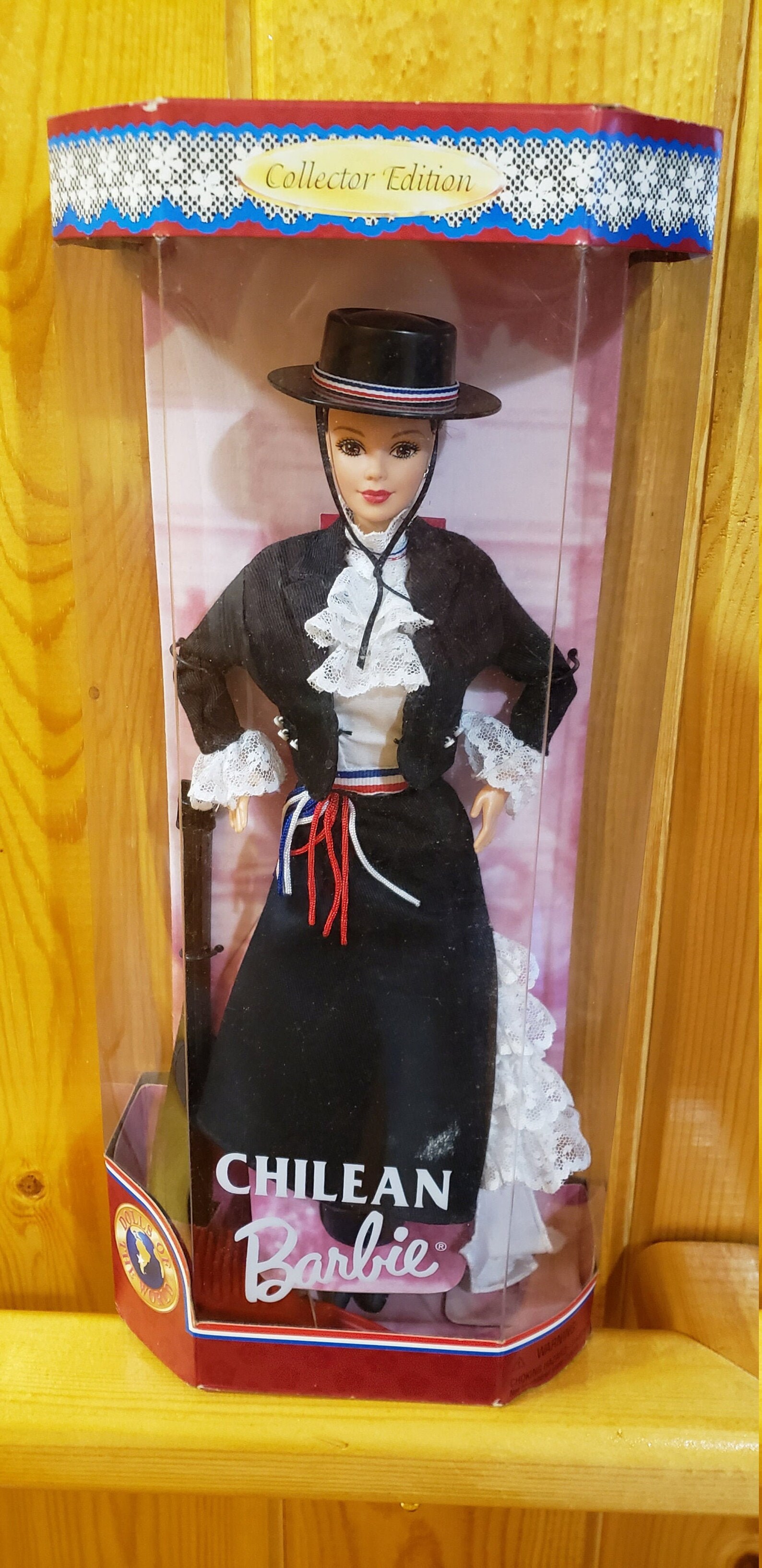 Dolls of the World Collector Edition Chilean Barbie 1997 Etsy