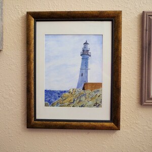 Original Watercolor Painting - framed