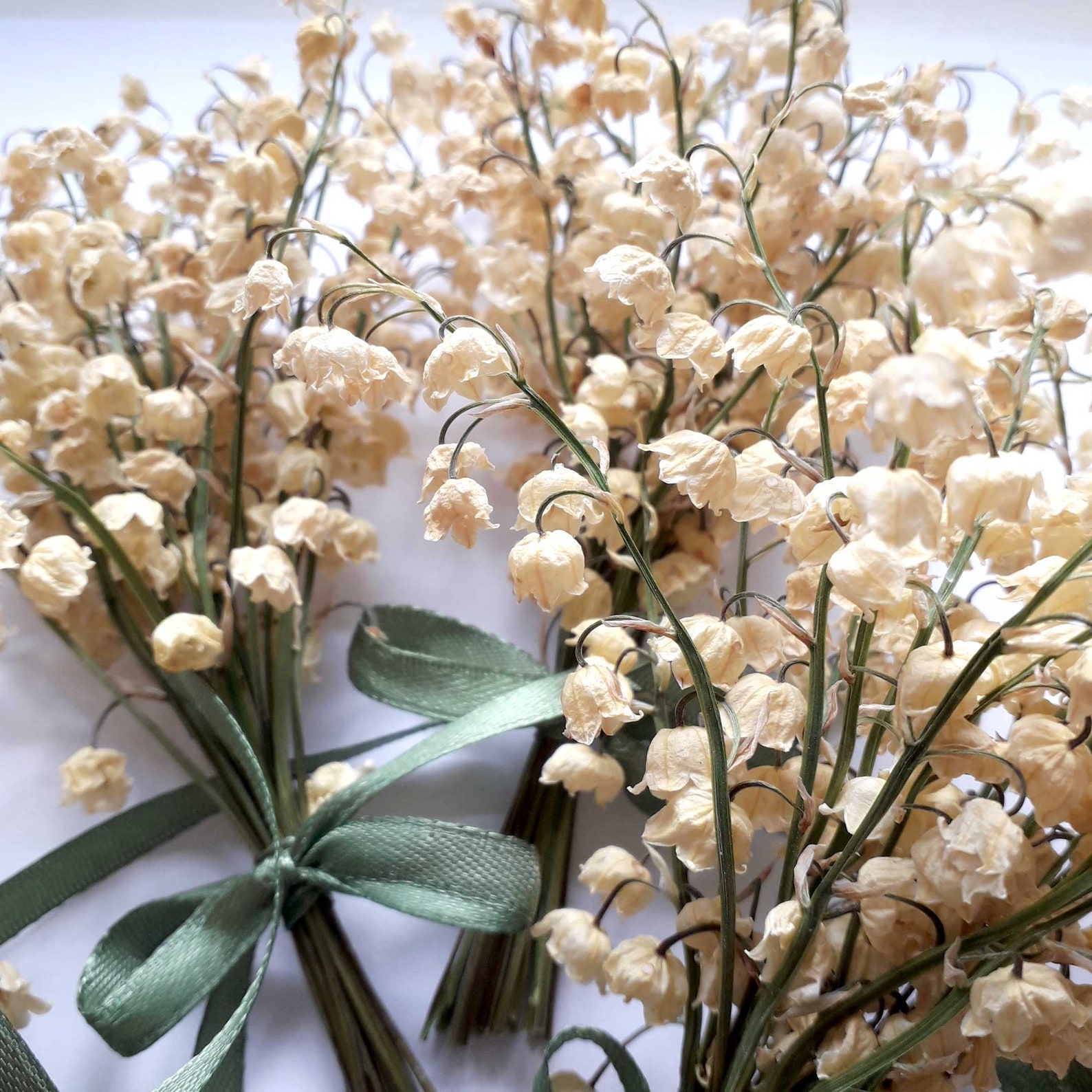 Lily of the valley dried flowers for crafts real lily of the Etsy
