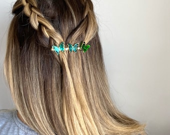 Butterfly Ombre Hair Clip / Hair Pin / Ombre Color Hair Clip / Hair Accessories / 2YK butterfly accessories, Holiday Hair Accessories