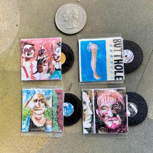 Butthole Surfers set of four miniature records