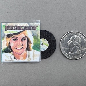 Miniatuur Shaun Cassidy Album Dollhouse Decor Collectible Vintage muziekreplica