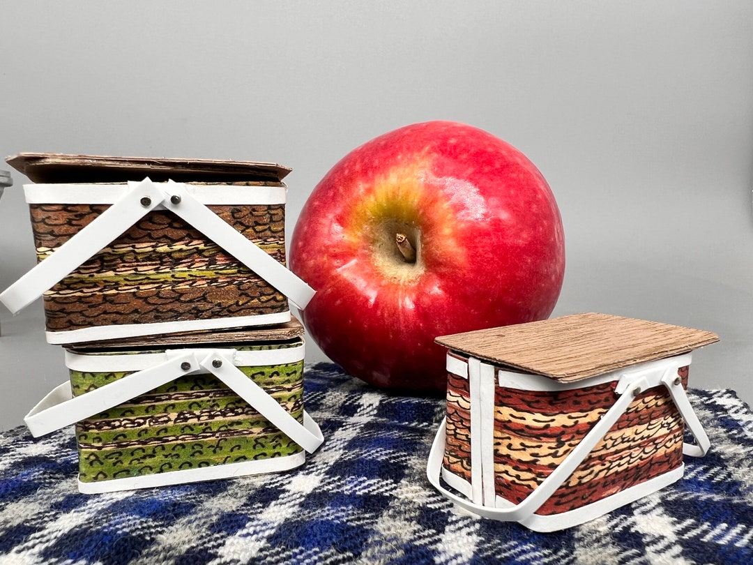 Miniature Picnic Basket 112 Scale Etsy