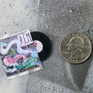 Miniature record, R.E.M., Reckoning 1:12 scale