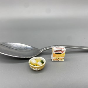Miniature box Matzo ball soup mix 1:12 scale *box only
