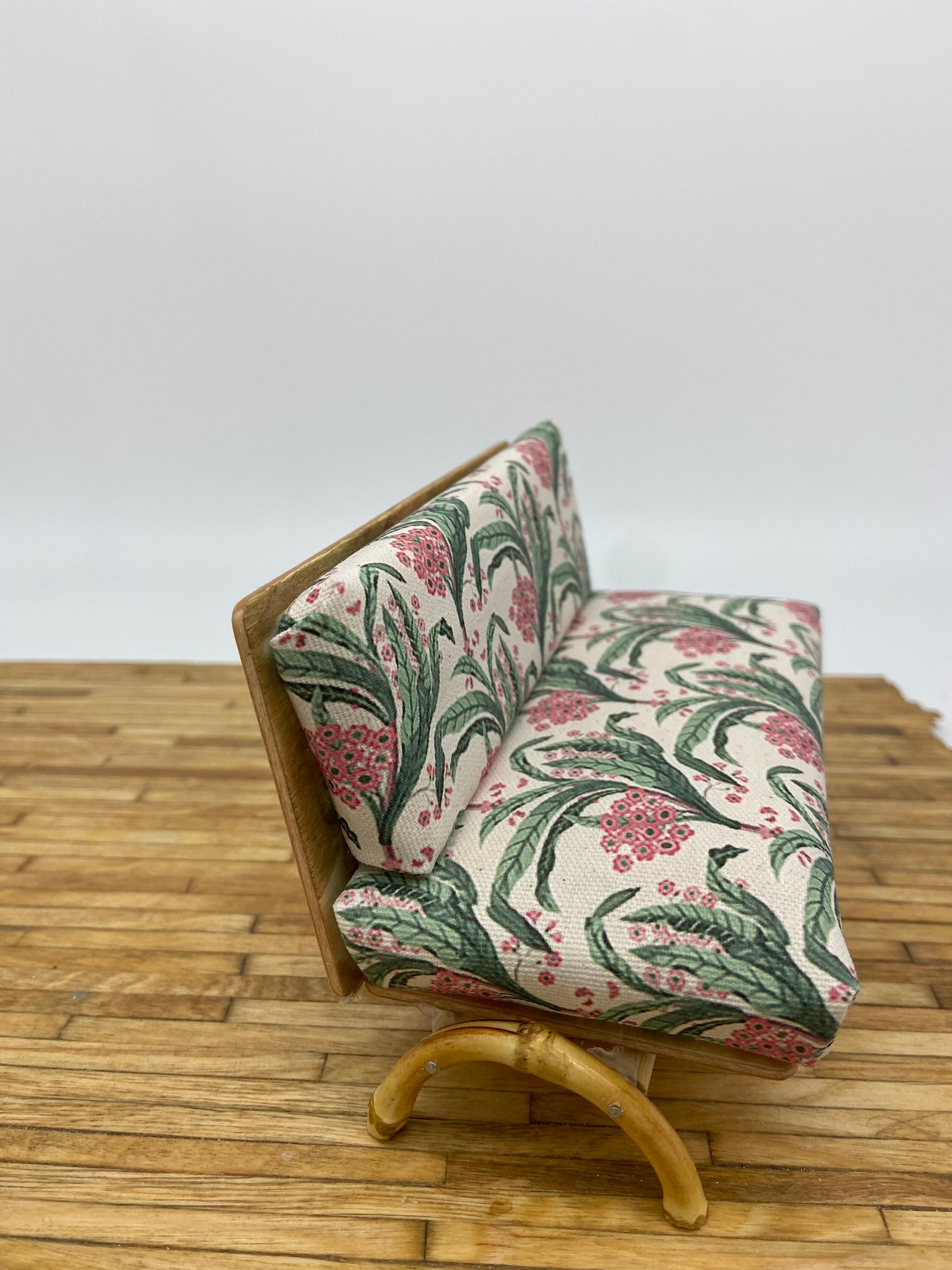 * vintage miniature ❀ 菜の花色の可愛い花柄 ソファ set 楽天市場】90000014（3点セット）ドールハウス ミニチュア 家具