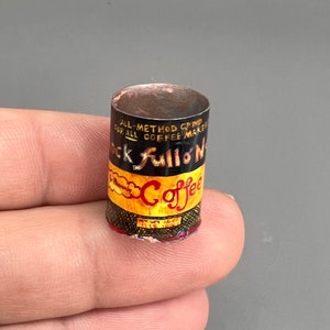 Miniature coffee can 1:12 scale