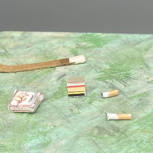 Miniature cigarettes 1:12 scale