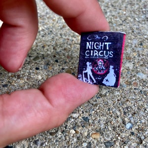 Miniature book, The Night Circus, by Erin Morgenstern 1:12 scale