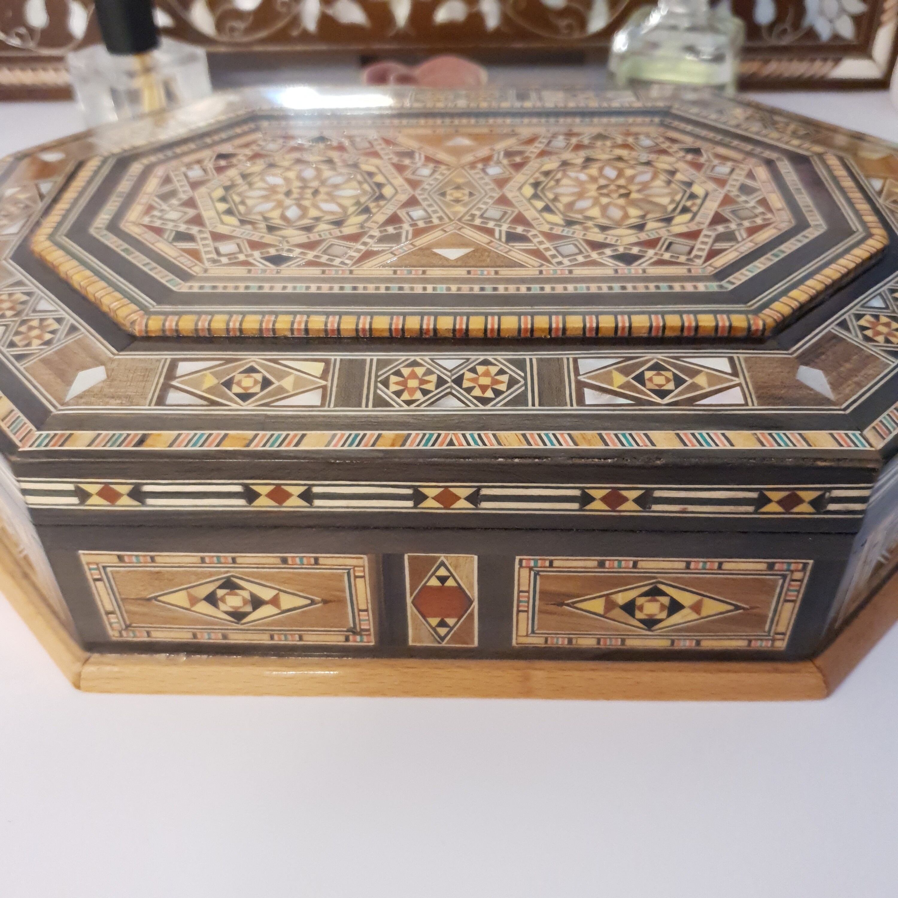 Large Jewelry box/Chest Wooden Organizing box Gift for her Etsy