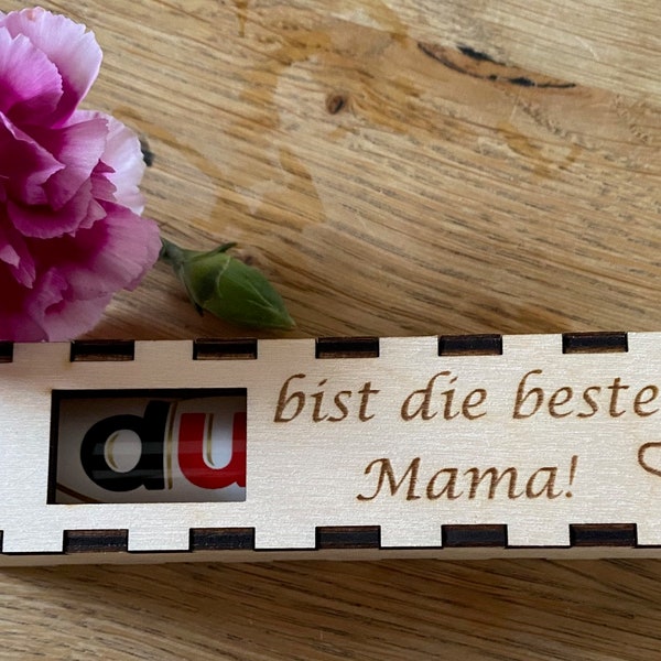 Duplo Geschenkbox inkl. Duplo aus Holz mit Gravur - personalisierbar -