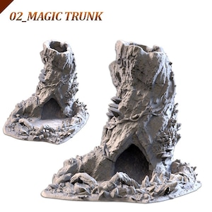 Dice Tower Magic Trunk voor RPG en Tabletop Games, 3D geprint in kwaliteit PLA