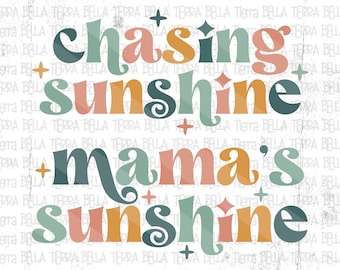 Mama and Mini PNG | Mommy and Me PNG | Boho Mama Png | Sunshine png | Sublimation Designs | DTG Designs
