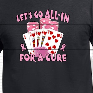 Poker tous pour une cure d'octobre Cancer du sein PNG